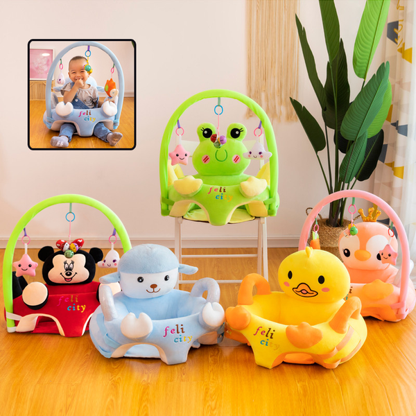 Character Baby Floor Seat With Toy Bar