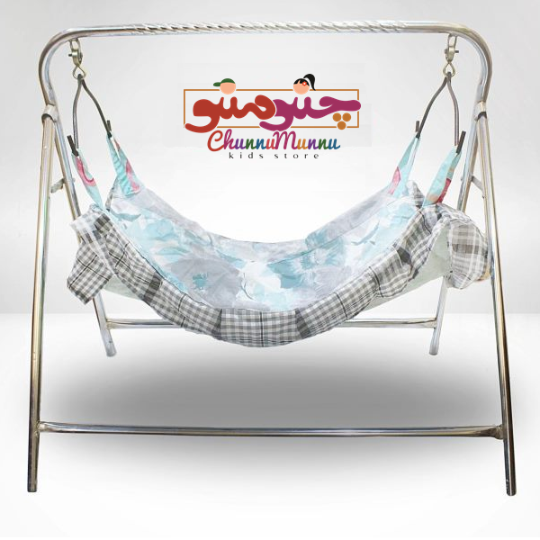 Foldable Iron Rod Cradle Swing With Mosquito Net