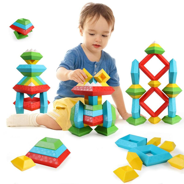 15 Pcs Kids Construction Building Blocks set