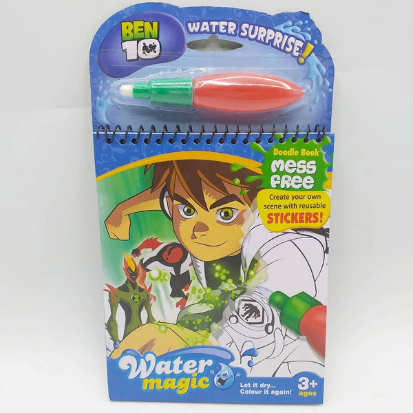 Reusable Magic Water Doodle Painting Drawing Book BEN 10