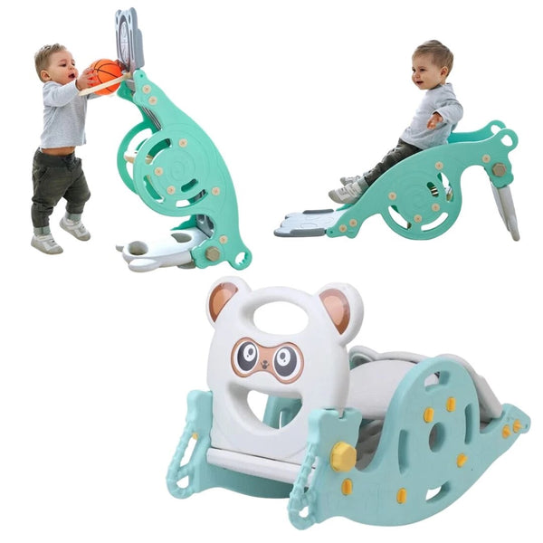 2 In 1 Children Baby Rocking Horse Climbing Slide