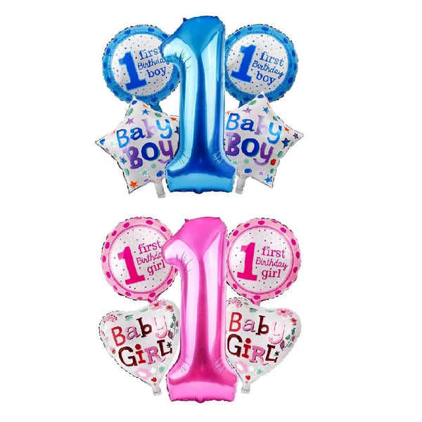 1st Birthday Foil Balloons