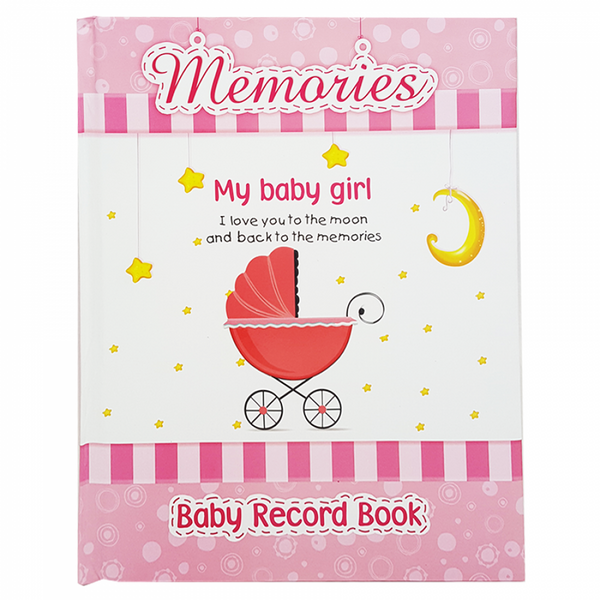 Baby Record Book For Girl