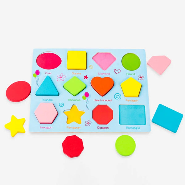 Chunky Shapes Wooden Puzzle