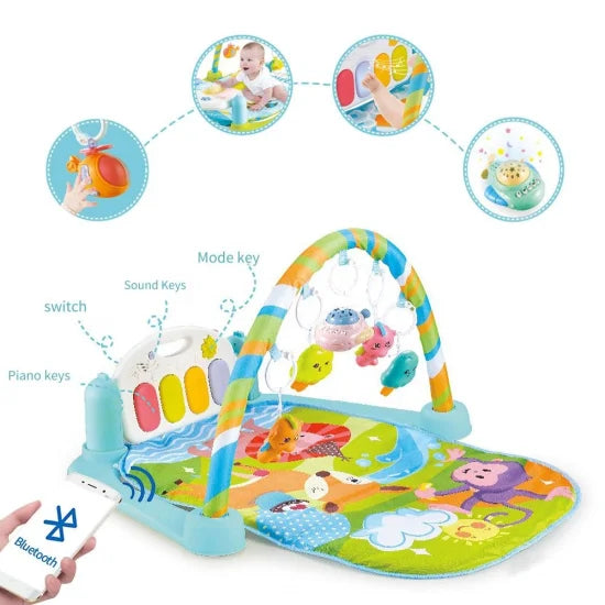 5-in-1 Baby Piano Gym/Play Mat