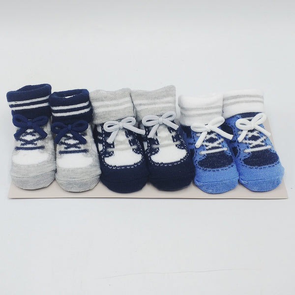 Baba Booties/Socks Pack Of 3 Boots