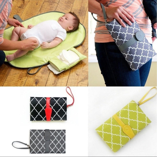 Portable Diaper Changing Clutch/Sheet