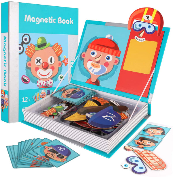 Magnet Book Funny/Crazy Faces (Silly Faces)