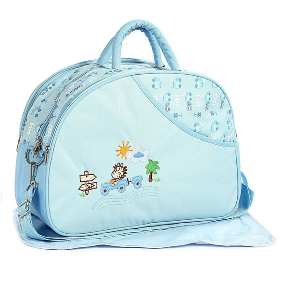 Offspring Outing Mama Shoulder Diaper Bag Light Blue