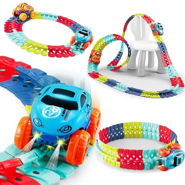 Anti-Gravity 46 Pieces Puzzle Roller Coaster Track Toy