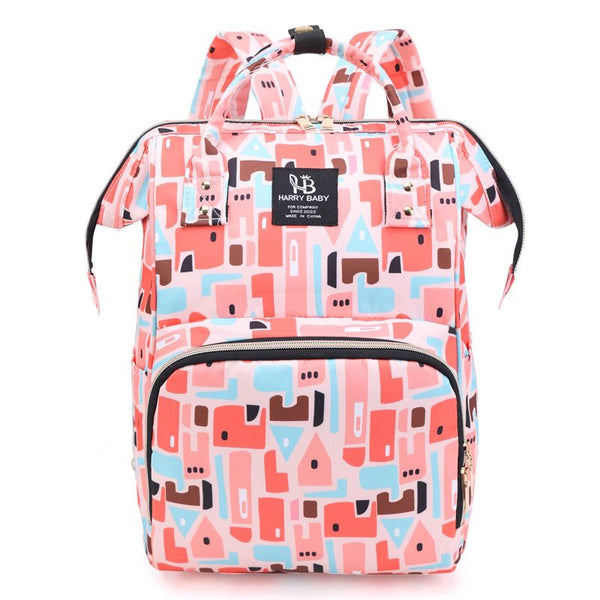 Downtown Baby Diaper Backpack Bag Waterproof Multicolor