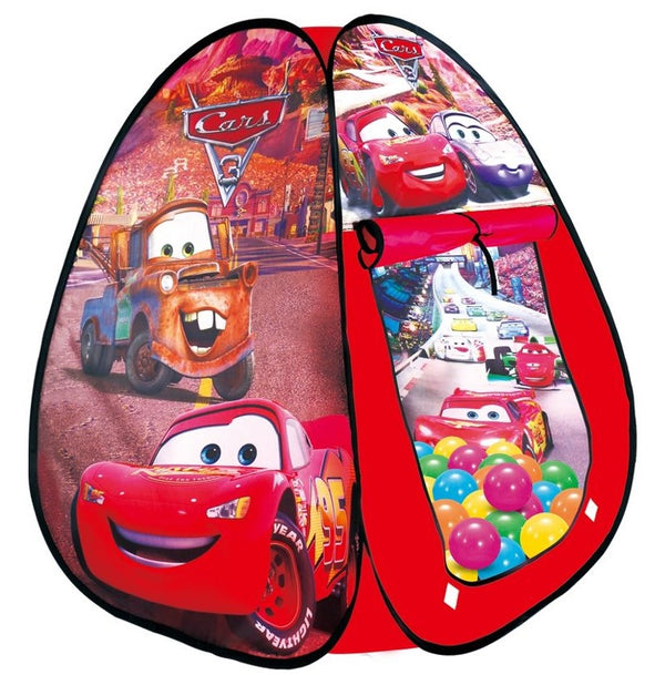 Kids Playing Tent - Pixar Cars + Free 50 Balls