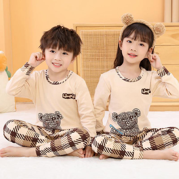 Check Bear Kids Night Suit Baby &amp; Baba