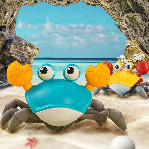 Crawling Musical Crab Fun Interactive Sensory Toy