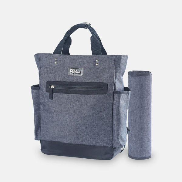 Baby Diaper Bag Pack Minimal Textured Blue - T5006-A