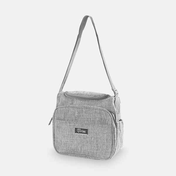 Baby Diaper Bag Textured Grey - T5007-B