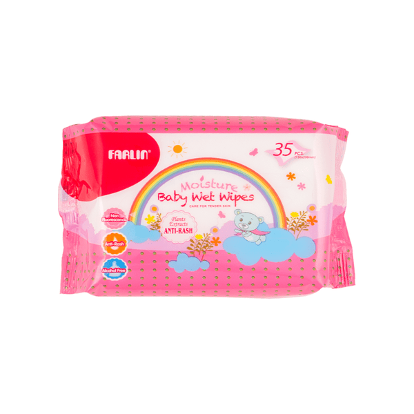 Farlin Baby Wipes 35 Pcs Bag (Anti Rash) - DT-005A