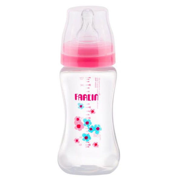 Farlin Pp Wide Neck Feeding Bottle 270 ml Pink - AB-42011-G