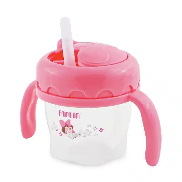 Farlin Straw Training Cup – Pink- AET-010-C