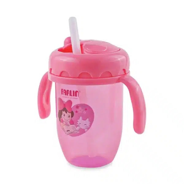 Farlin Straw Training Cup – Pink- AG-10011