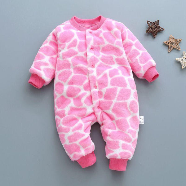 Cute Fleece Rompers Jumper Pink