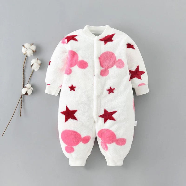 Cute Fleece Rompers Jumper Mickey Mouse