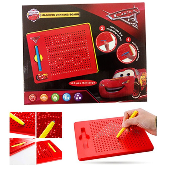 CARS MCQUEEN MAGNETIC DRAWING BOARD – 380 PCS BALL POPS Medium