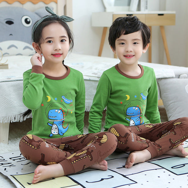 Green Blue Dragon Kids Night Suit Baby &amp; Baba