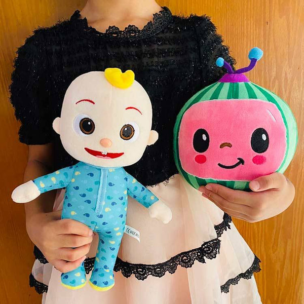 Cocomelon and JJ Stuffed Doll Plush Toy With Poem