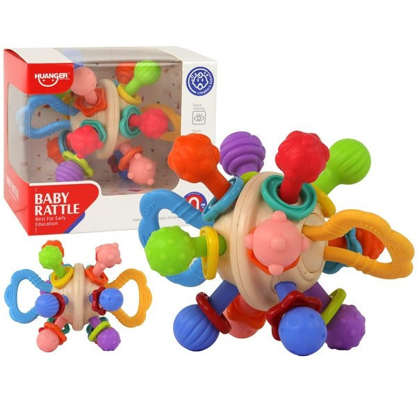 Huanger Teething and Sensory Rattle Toy