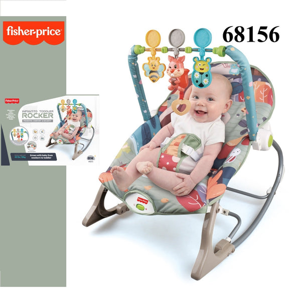 Fisher Price Infant To Toddler Rocker (Rocker and Chair) Grey