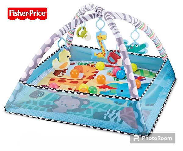 Infantes Activity Baby Play Gym Plus Ball Pit Blue