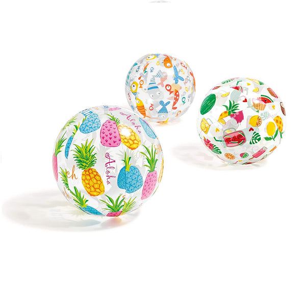 Intex Lively Print Beach Balls-59040 (Random Design)