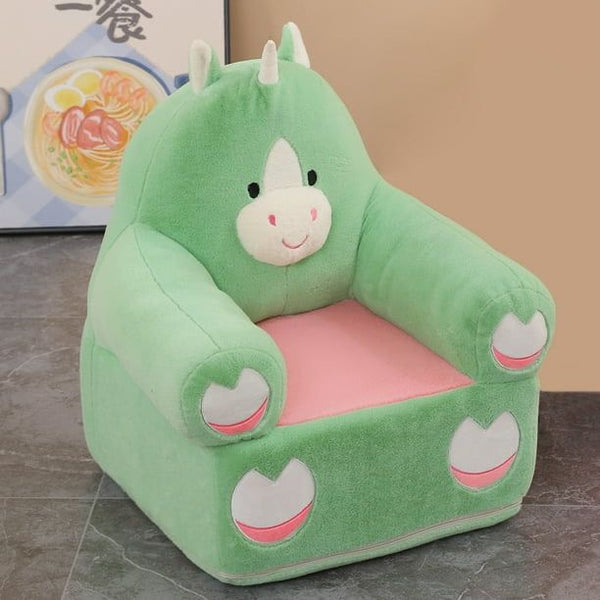 Kids Sweet Plush Couch Sofa Seat Green