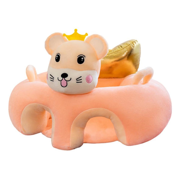 Learn to Sit with Back Support 3D Character Baby Floor Seat Rabbit