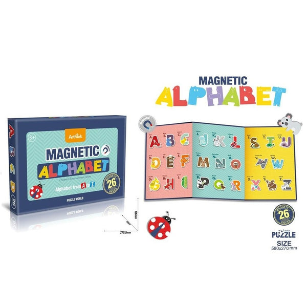 Magnetic Fun Alphabet A to Z Puzzle for Kids – 26 pieces