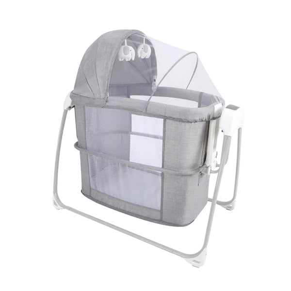 Mastela 4in1 Baby Swing Bassinet Electronic - Dark Grey - 8901