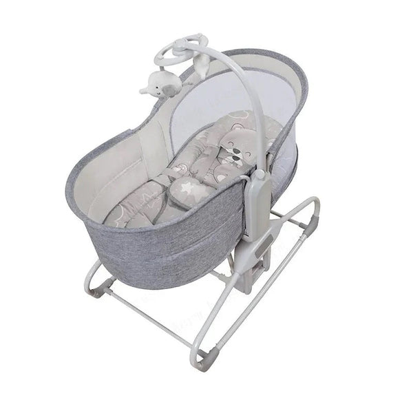 Mastela 4in1 Baby Automatic Electric Swing + Bassinet - Bear Print - 3088