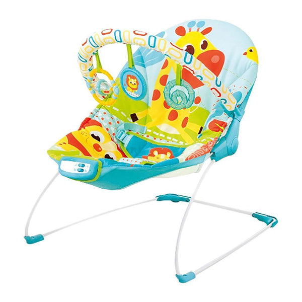 Mastela Music And Soothe Bouncer - Giraffe Yellow &amp; Blue - 6875