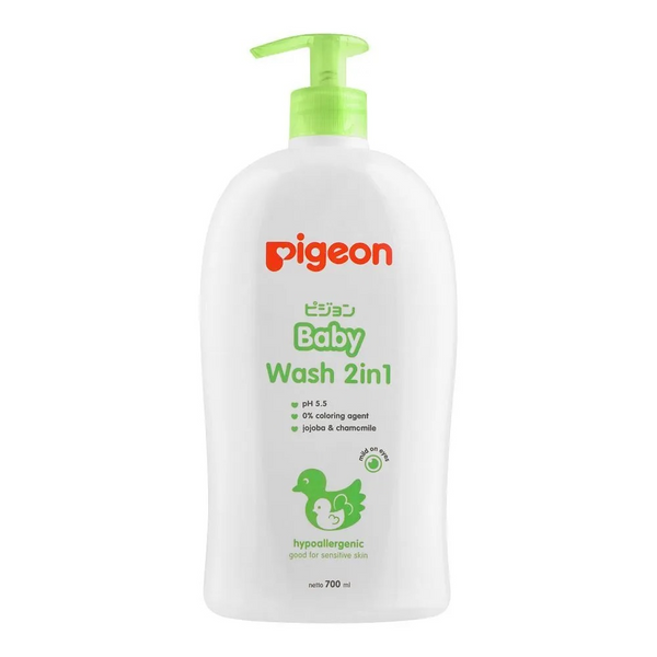 Pigeon 2 in 1 Baby Wash Jojoba 700ml-IPR060419