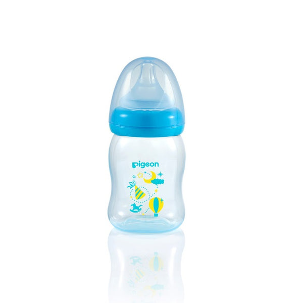 Pigeon Clear PP Bottle 160 ml, Blue - A78180