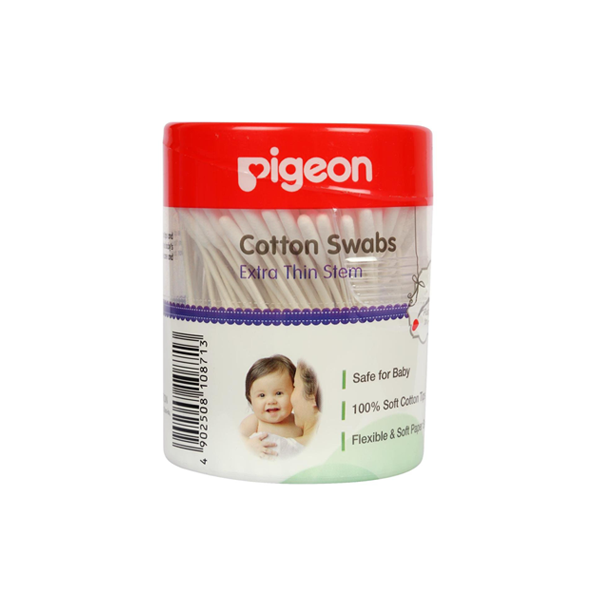 Pigeon Cotton Swab Thin 200 Pcs/Jar - K871