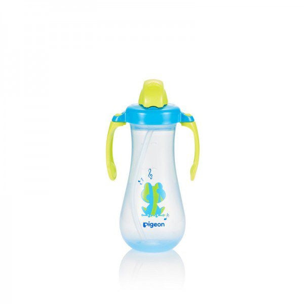 PigeonTall Straw Bottle Blue- D78087