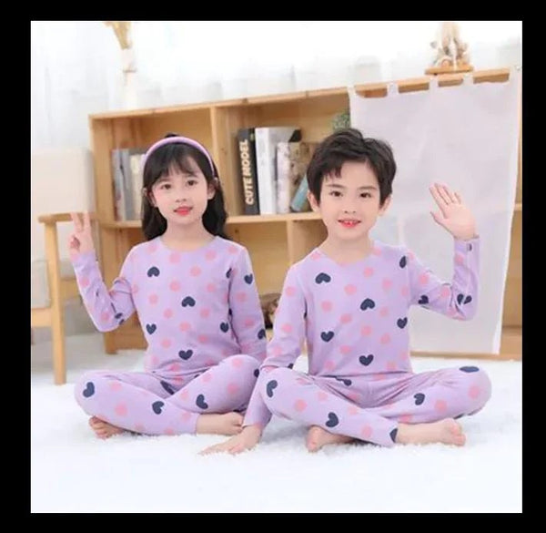 Purple Hearts Kids Night Suit Baby &amp; Baba