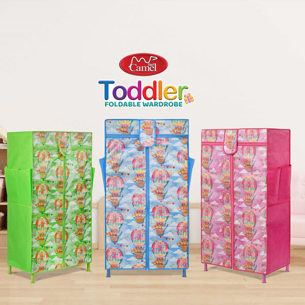 Red Camel Toddler Foldable Wardrobe