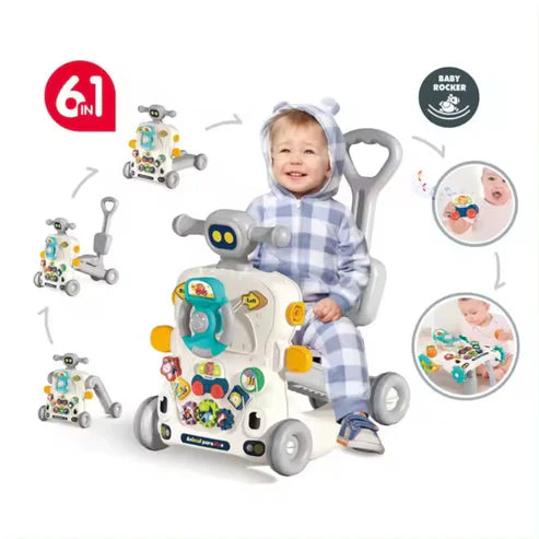 6 In 1 Activity Walker For Toddlers