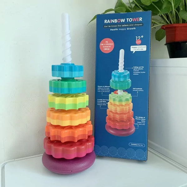 Spin Gear Again Rainbow Tower – 6 stages