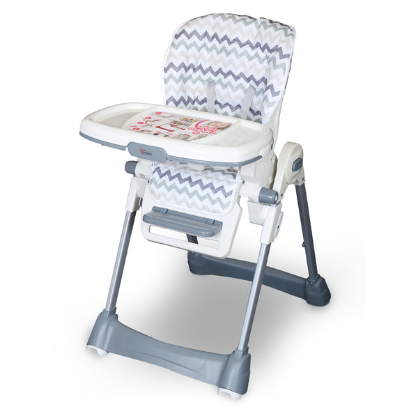 Tinnies Baby Adjustable High Chair (Grey Strips) - BG-89-047