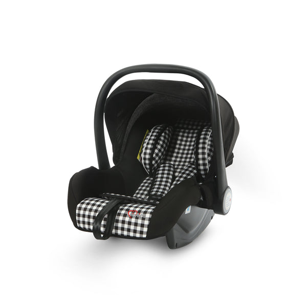 Tinnies Baby Carry Cot (Black Check) - T008-017