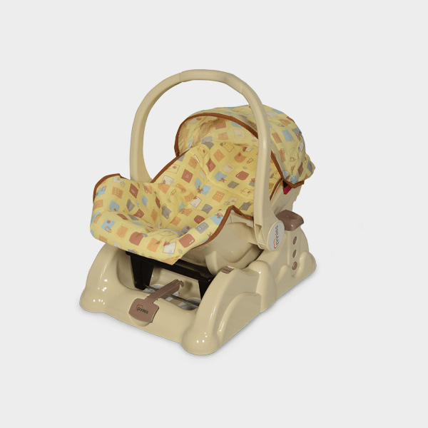 Tinnies Baby Carry Cot W/Rocking (Beige) - T003-018